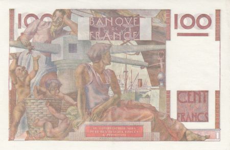 France 100 Francs - Jeune Paysan - 07-02-1952 - Série J.424