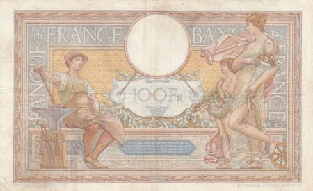 France 100 Francs - Luc Olivier Merson - 01-08-1935 - Série N.49148