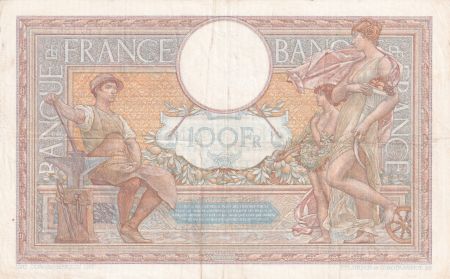 France 100 Francs - Luc Olivier Merson - 06-07-1939 - Série V.67186