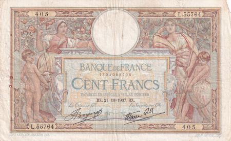 France 100 Francs - Luc Olivier Merson - 21-10-1937 - Série L.55764