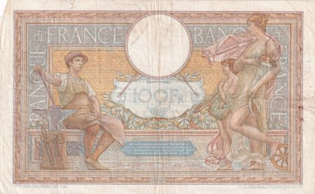 France 100 Francs - Luc Olivier Merson - 21-10-1937 - Série L.55764