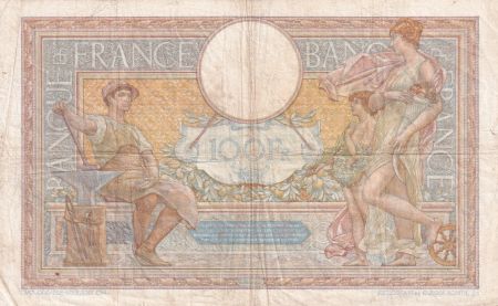 France 100 Francs - Luc Olivier Merson - 21-10-1937 - Série R.55922