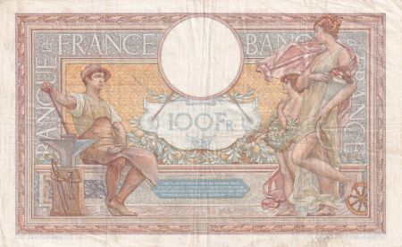 France 100 Francs - Luc Olivier Merson - 30-12-1937 - Série Z.56740