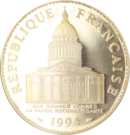 France 100 Francs Argent BE Panthéon 1994