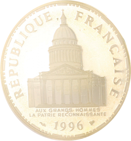 France 100 Francs Argent BE Panthéon 1996