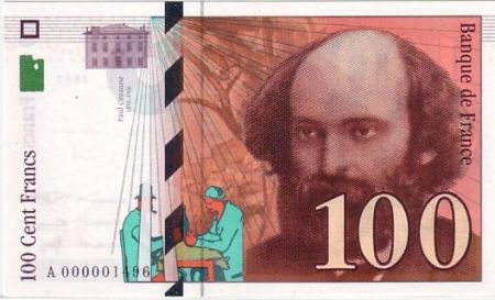 France 100 Francs Cezanne - 1997