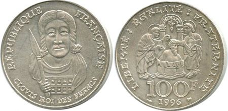 France 100 Francs Clovis - 1996 Argent