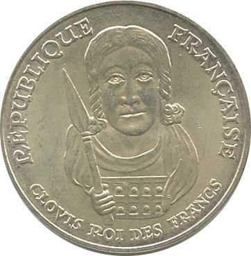 France 100 Francs Clovis - 1996 Argent