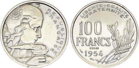 France 100 Francs Cochet - 1954 Essai