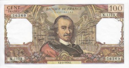 France 100 Francs Corneille - 02-03-1978 Série X.1173