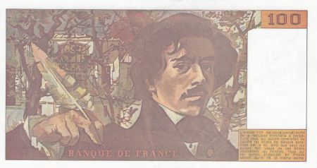 France 100 Francs Delacroix - 1990 Série E.150