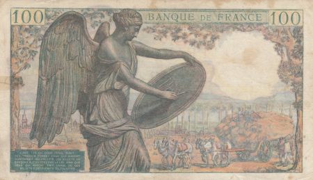 France 100 Francs Descartes - 15-05-1942 Série M.1 - TB+