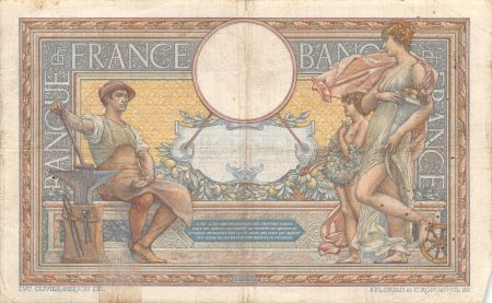 France 100 Francs Luc Olivier Merson - avec LOM - 19-06-1908 Série N.286 - TB+