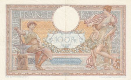 France 100 Francs Luc Olivier Merson - Grands Cartouches - 24-06-1937 Série N.55058