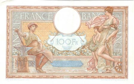 France 100 Francs Luc Olivier Merson - Modifié - 1938