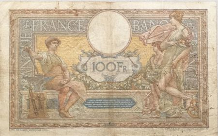 France 100 Francs Luc Olivier Merson - sans LOM - 23-06-1917 Série T.4079 - TB