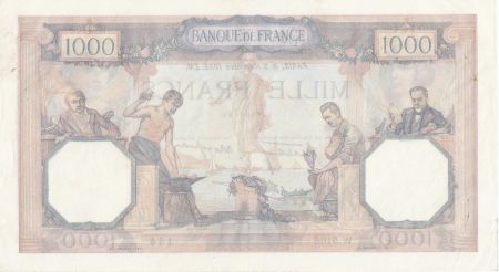 France 1000 Francs - Cérès et Mercure - 03-11-1938 - Série W.5108