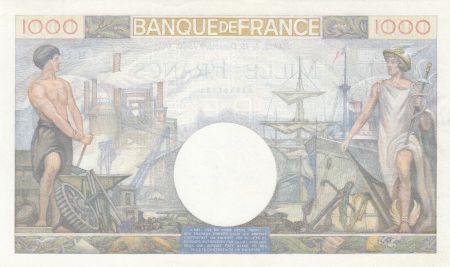 France 1000 Francs - Commerce et Industrie - 19-12-1940 - Série M.1419