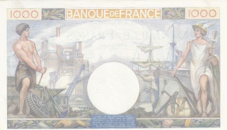 France 1000 Francs - Commerce et Industrie - 24-10-1940 - Série D.321