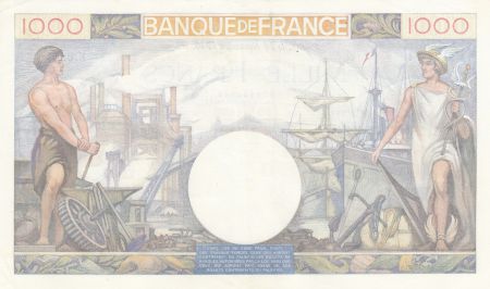 France 1000 Francs - Commerce et Industrie - 28-11-1940 - Série E.655