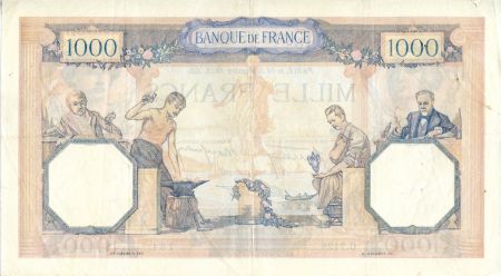 France 1000 Francs Cérès et Mercure - années variées (1937-1940)