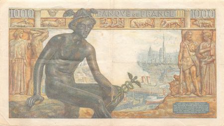 France 1000 Francs Demeter - 28-05-1942 - Série E.117