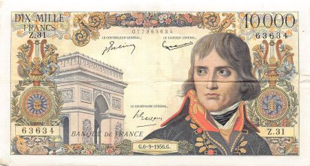 France 10000 Francs - Bonaparte - 06-09-1956 - Série Z.31