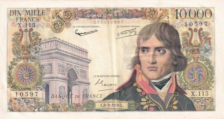 France 10000 Francs Bonaparte - 06-03-1958 - Série X.115