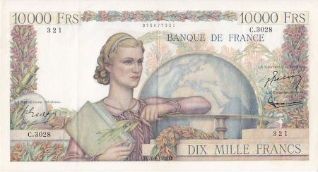 France 10000 Francs Genie Français - 1952 C.3028