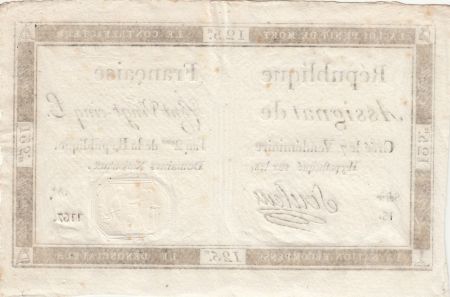 France 125 Livres - 7 Vendémiaire An II - 1793 - Sign. Souleux - Série 13