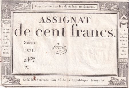 France 15 Sols - Liberté et Droit 04-01-1792 - Sign. Buttin - Série 1071