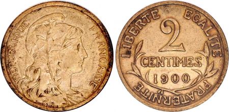 France 2 Centimes Dupuis - 1900 Rare !