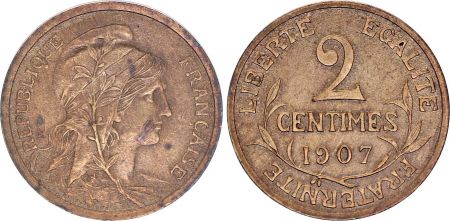 France 2 Centimes Dupuis - 1907 Rare !