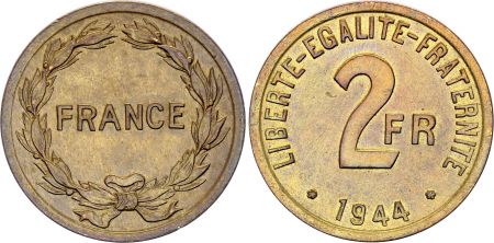 France 2 Francs France Libre - Philadelphie 1944