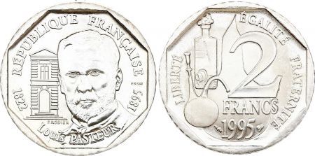 France 2 Francs Louis Pasteur - 1995