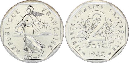 France 2 Francs Semeuse FRANCE 1982 (N)