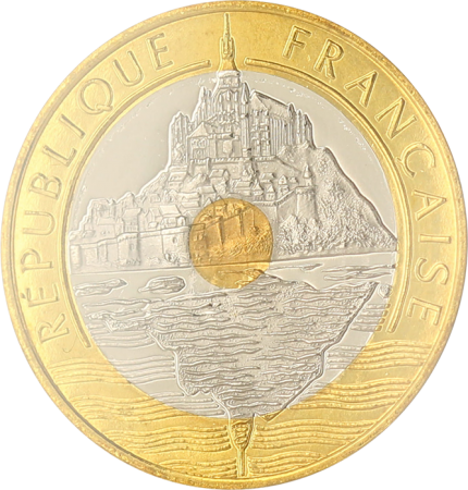 France 20 Francs BE 1996 Mont Saint Michel