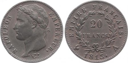 France 20 Francs Napoléon I - 1813 A Paris Essai de Tiolier