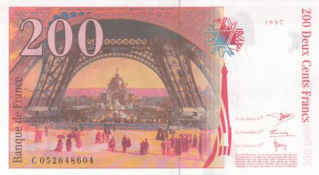 France 200 Francs - Gustave Eiffel - Tour Eiffel  - 1996 - Série C.052