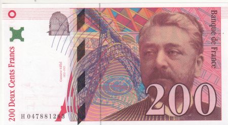 France 200 Francs - Gustave Eiffel - Tour Eiffel  - 1996 - Série H.047