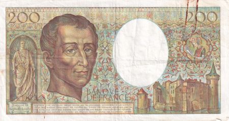 France 200 Francs - Montesquieu - 1981 - Série X.007