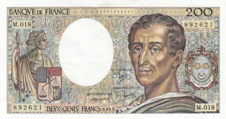 France 200 Francs - Montesquieu - 1983 - Série M.018