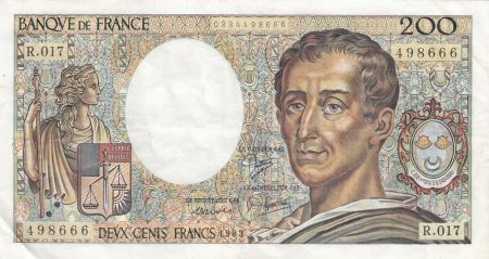 France 200 Francs - Montesquieu - 1983 - Série R.017 - F.70.03