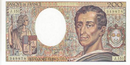 France 200 Francs Montesquieu - 1992 - Série J.151