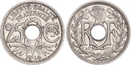 France 25 Centimes Lindauer - 1914