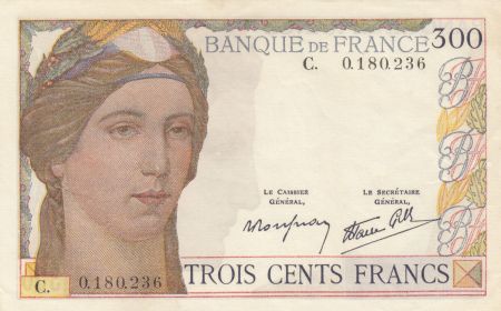 France 300 Francs - Cérès - 06-10-1938 - Série C.