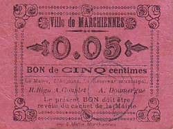 France 5 Centimes Marchiennes