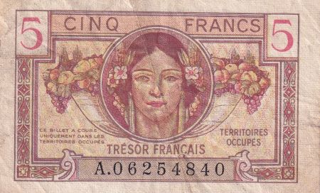 France 5 Francs - Tête de femme - 1947 - VF.29.01