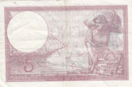 France 5 Francs - Violet - 14-09-1933 - Série C.57