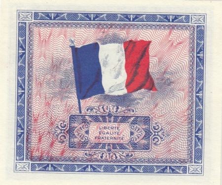 France 5 Francs Impr. américaine (drapeau) - 1944